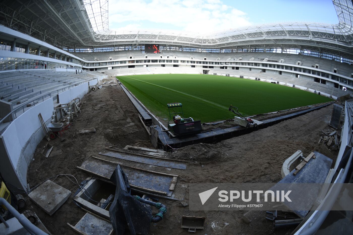 Kaliningrad Stadium construction site