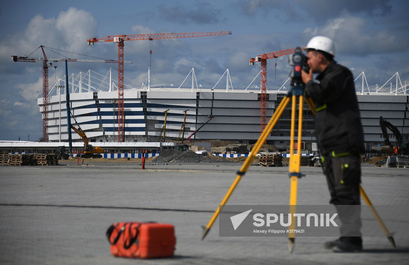 Kaliningrad Stadium construction site