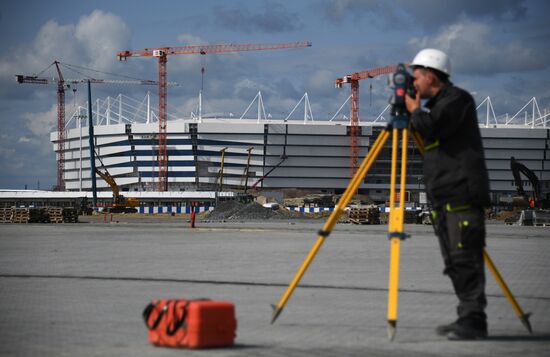 Kaliningrad Stadium construction site