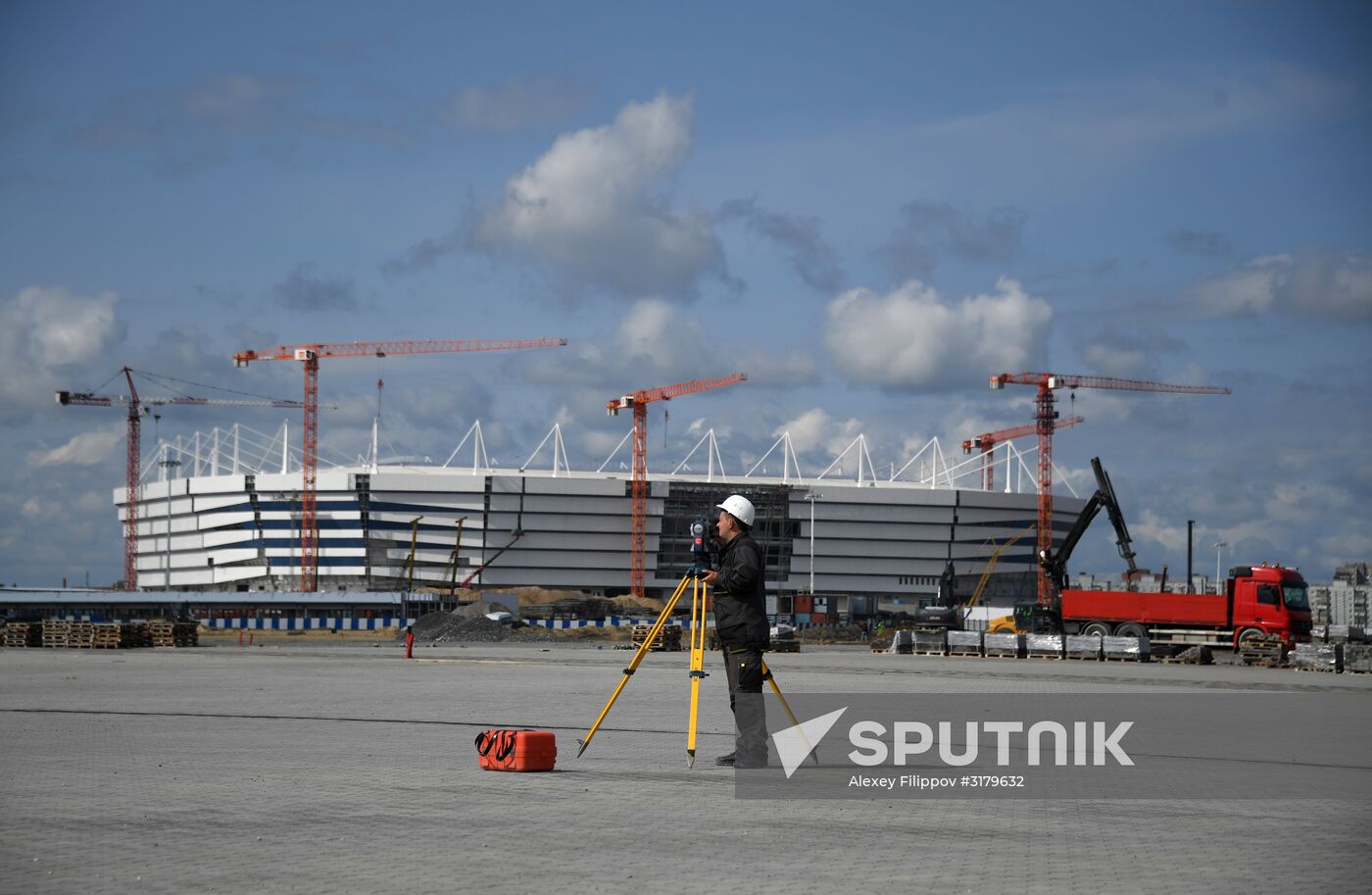 Kaliningrad Stadium construction site