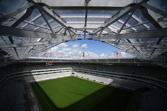 Kaliningrad Stadium construction site