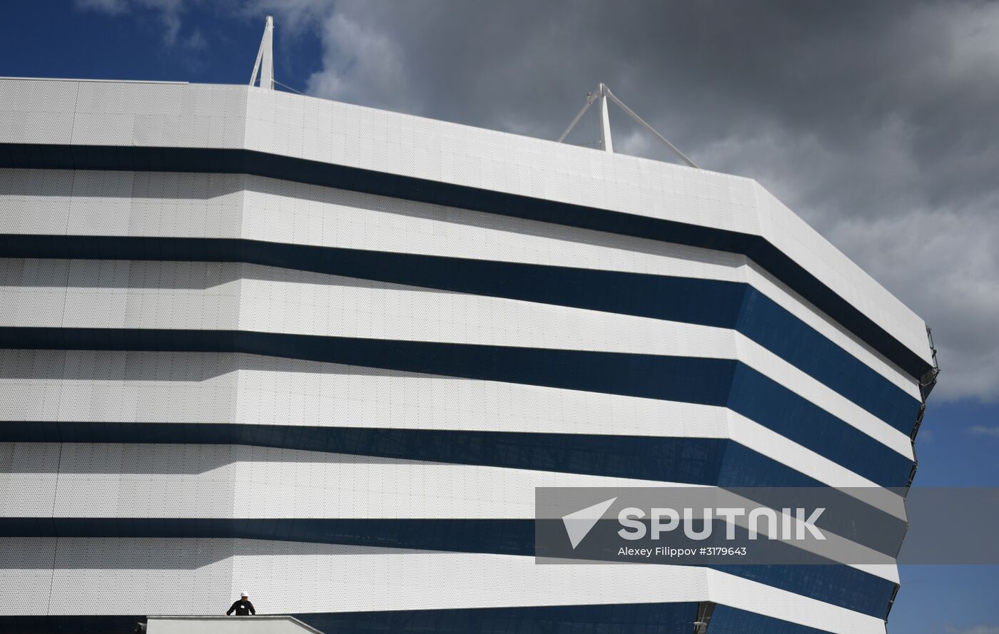 Kaliningrad Stadium construction site
