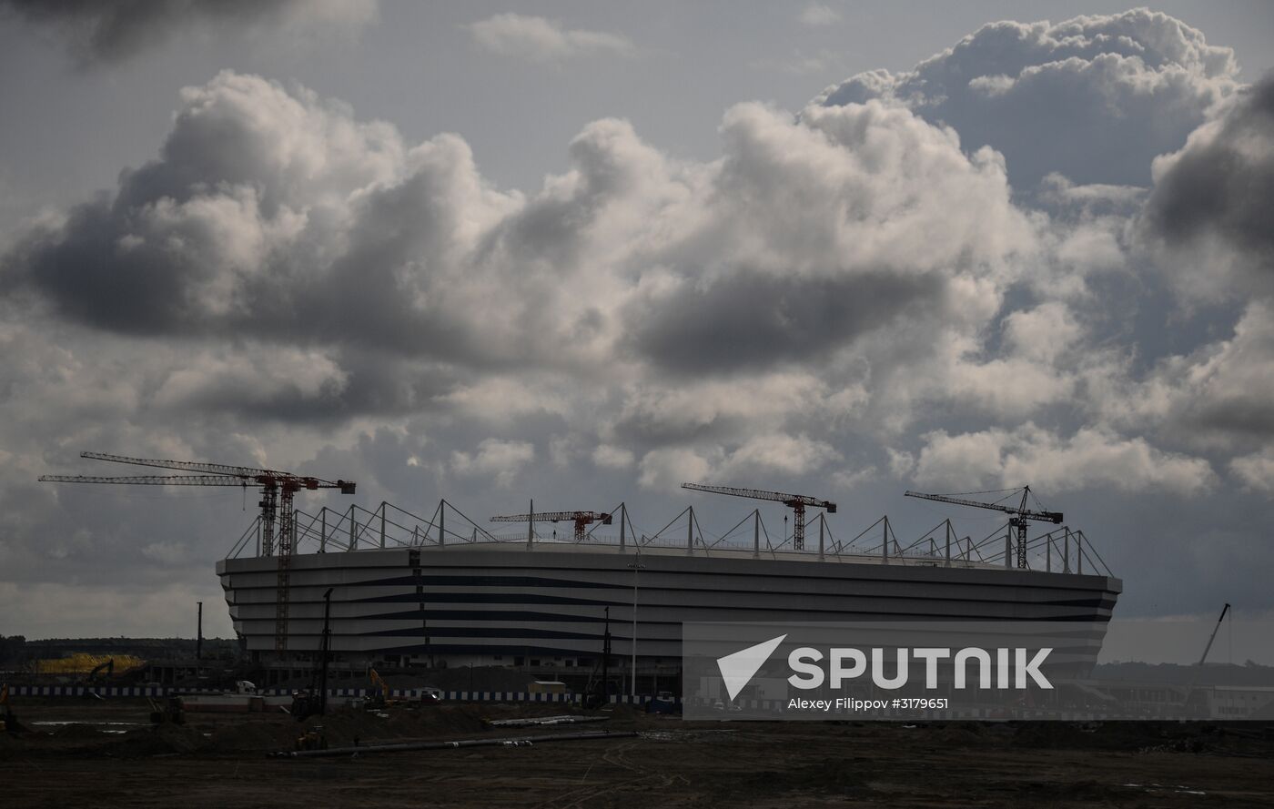 Kaliningrad Stadium construction site
