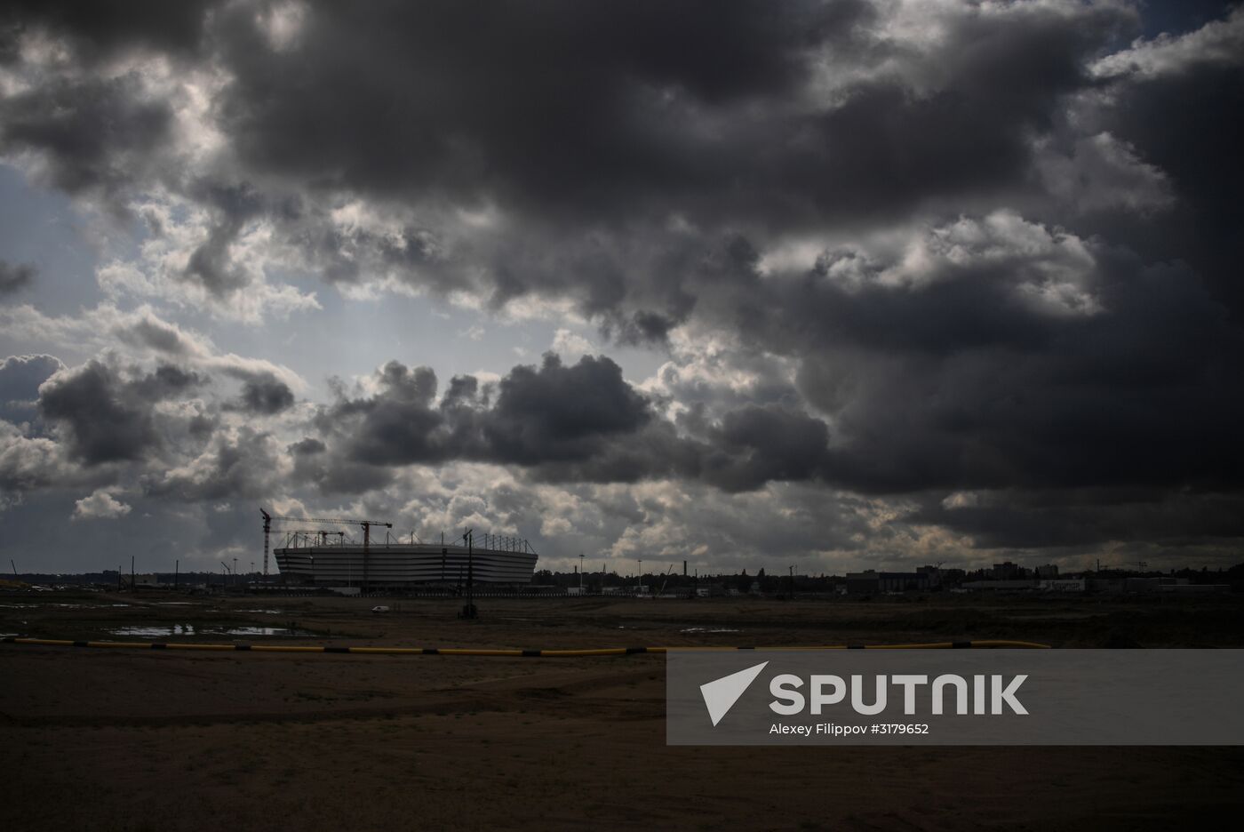 Kaliningrad Stadium construction site