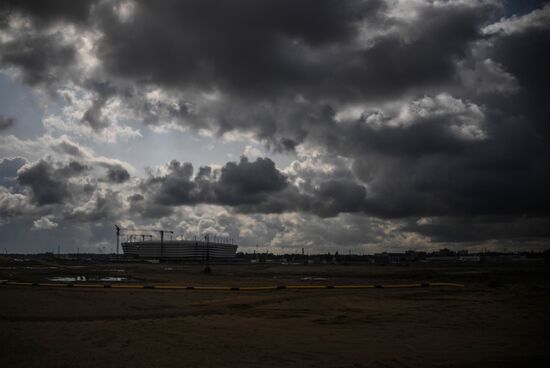 Kaliningrad Stadium construction site