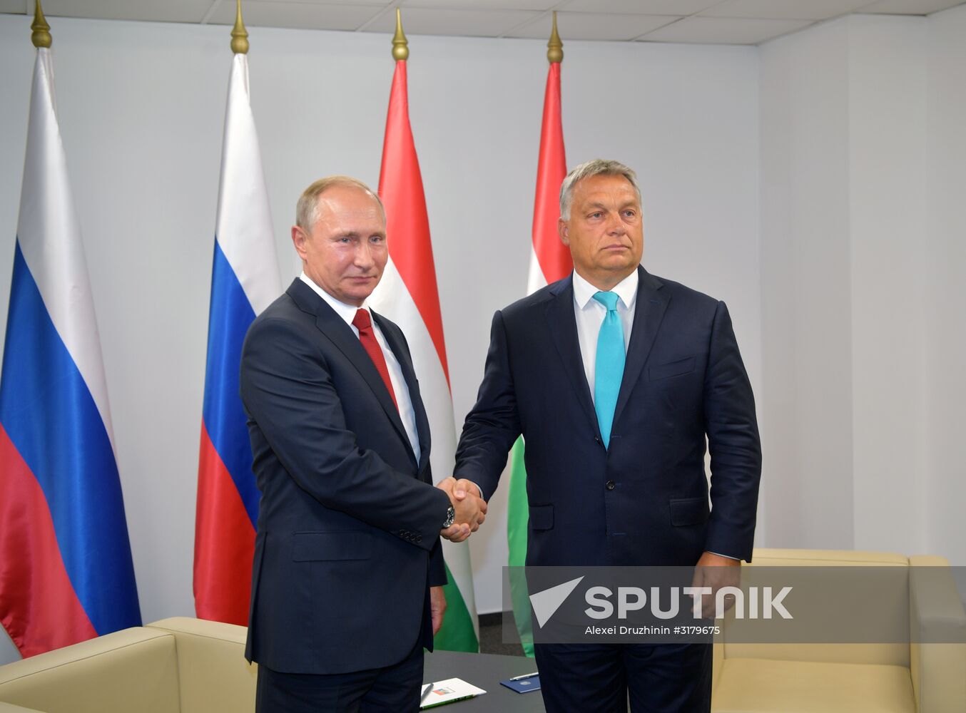 Russian President Vladimir Putin visits Hungary