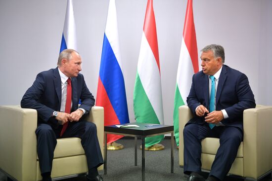 Russian President Vladimir Putin visits Hungary
