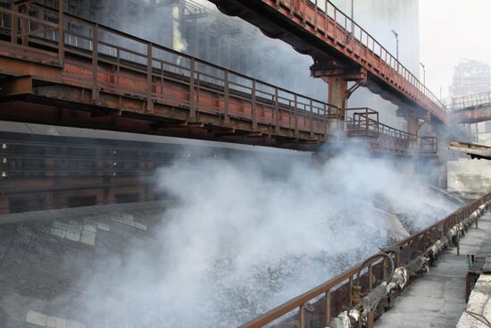 Yasinovka coke plant in Makeyevka, Donetsk Region