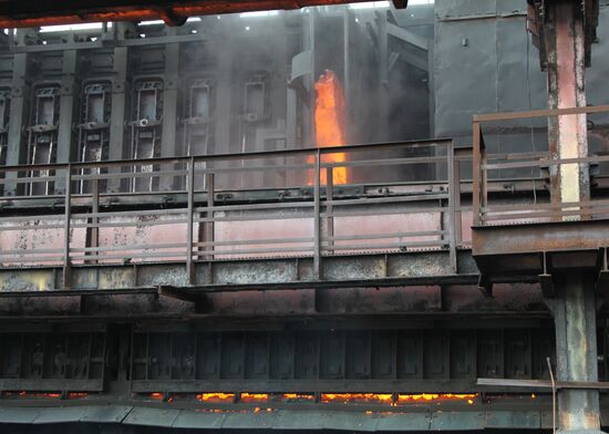 Yasinovka coke plant in Makeyevka, Donetsk Region