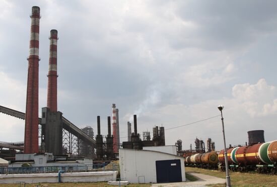 Yasinovka coke plant in Makeyevka, Donetsk Region