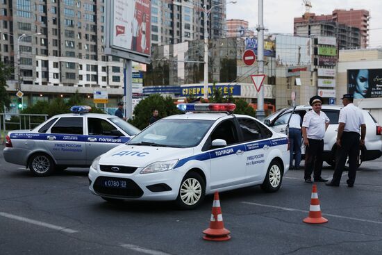 Patrolmen attacked in Krasnodar