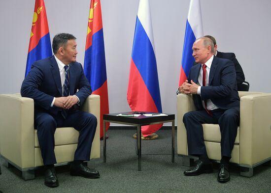 Russian President Vladimir Putin visits Hungary