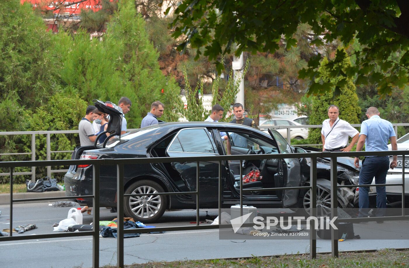 Patrolmen attacked in Krasnodar