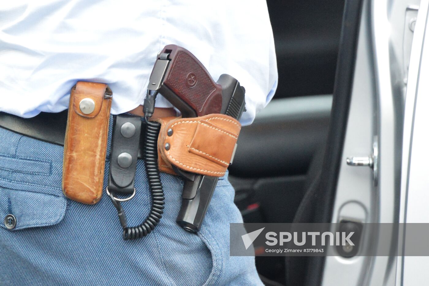 Attack on highway patrolmen in Krasnodar