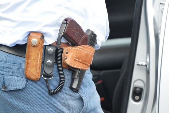 Attack on highway patrolmen in Krasnodar