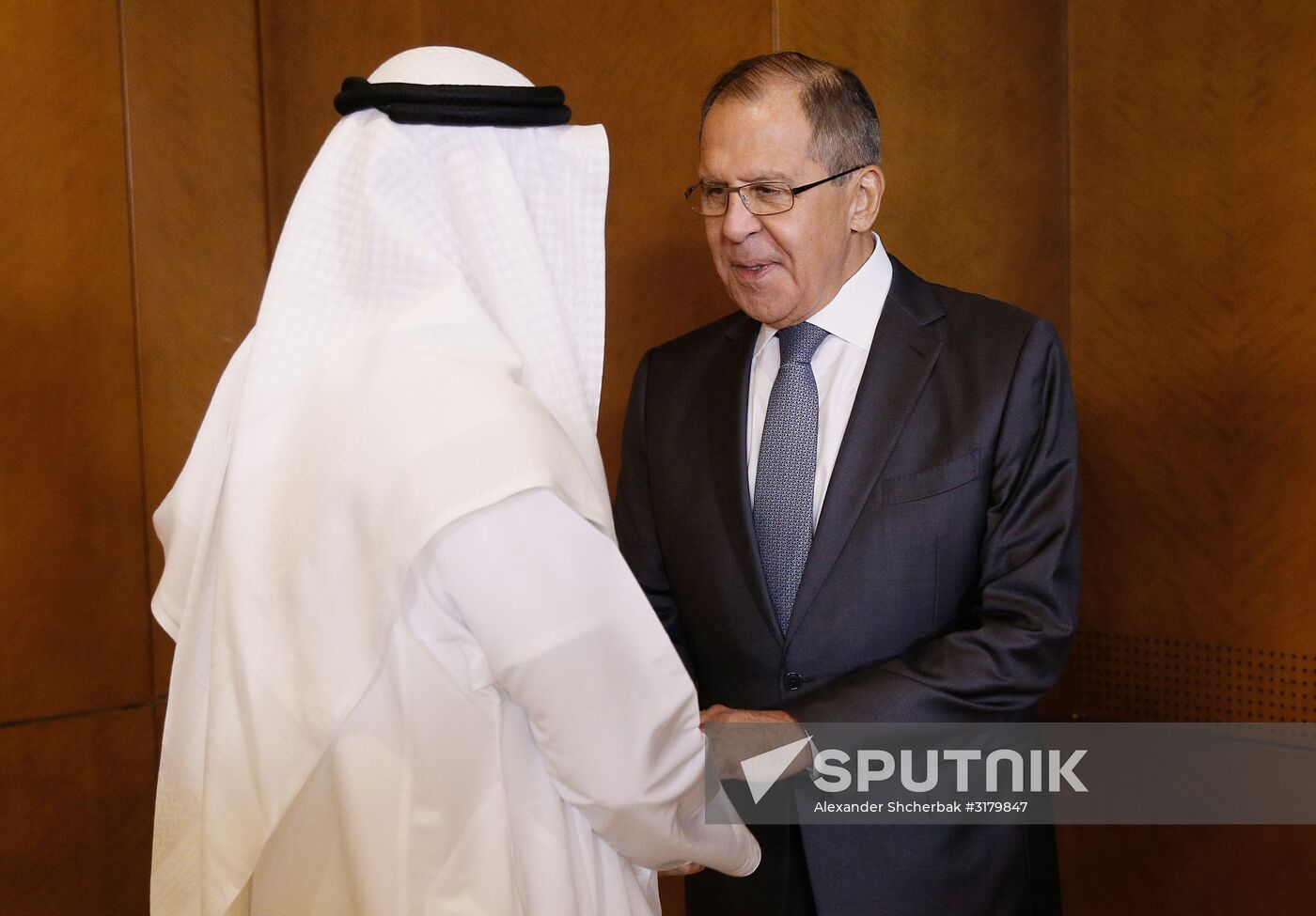 Russian Foreign Minister Sergei Lavrov visits the United Arab Emirates
