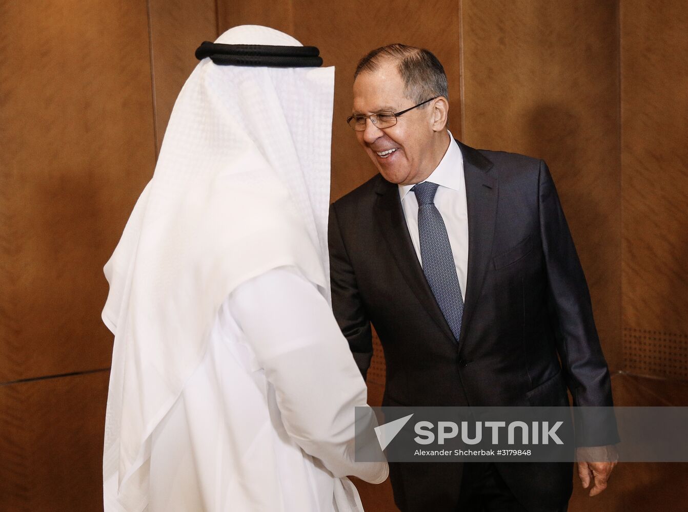 Russian Foreign Minister Sergei Lavrov visits the United Arab Emirates