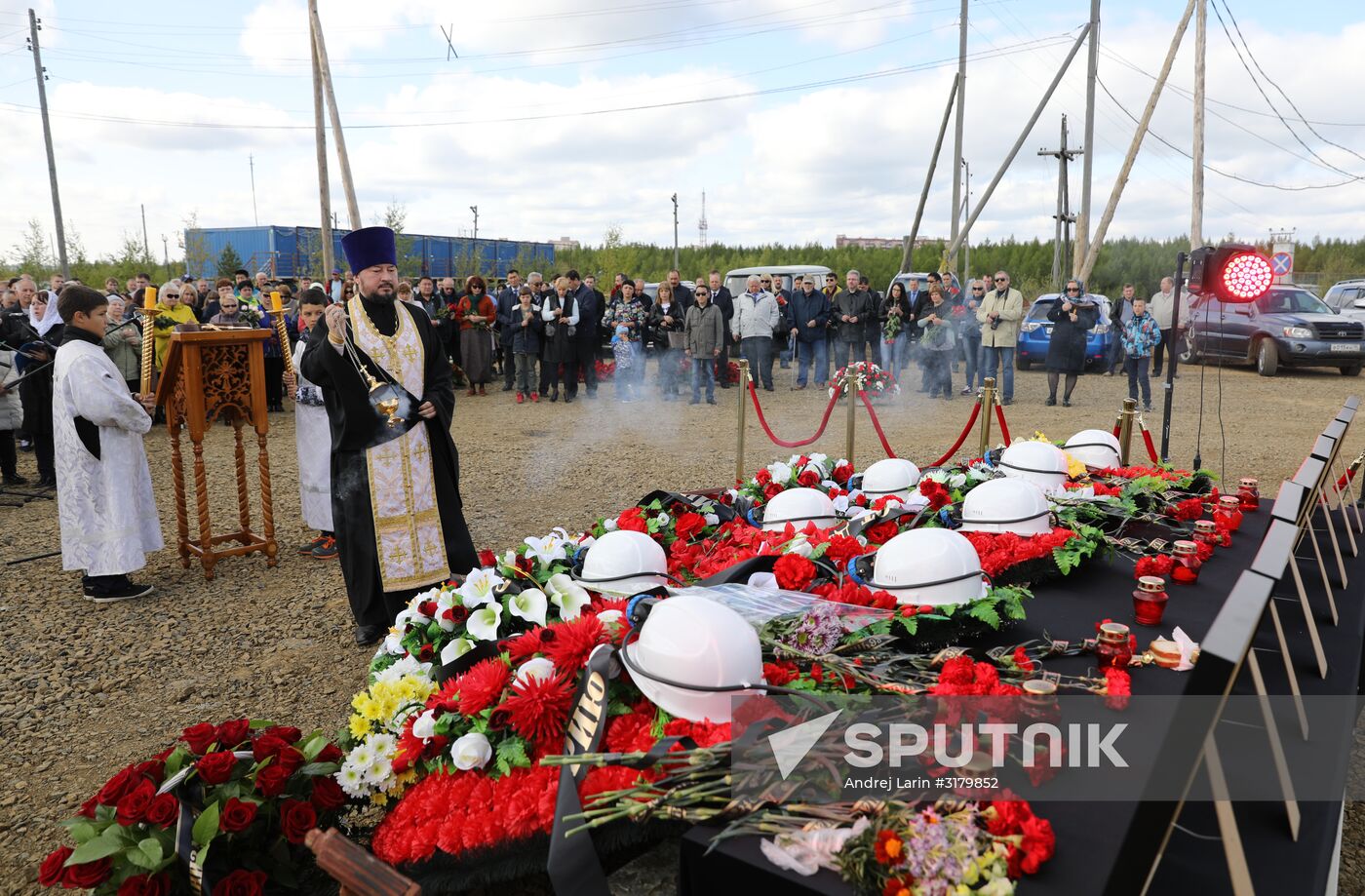 Yakutia mourns dead miners August 29