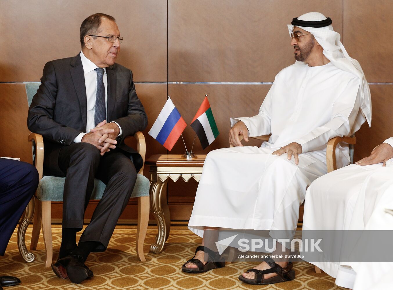Russian Foreign Minister Sergei Lavrov visits the United Arab Emirates