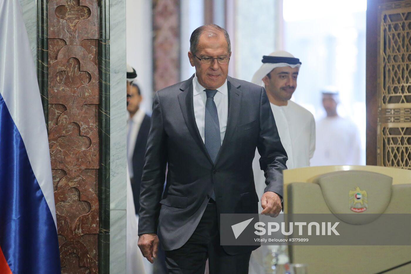 Russian Foreign Minister Sergei Lavrov visits the United Arab Emirates