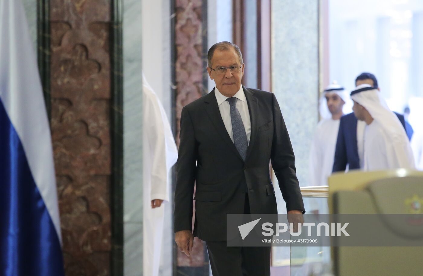 Russian Foreign Minister Sergei Lavrov visits the United Arab Emirates