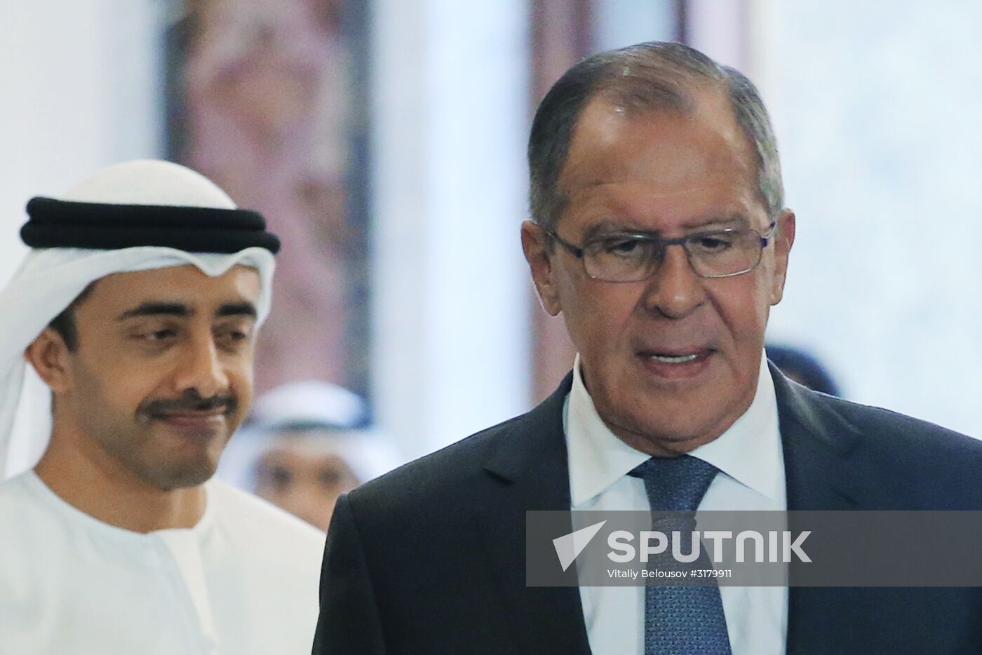 Russian Foreign Minister Sergei Lavrov visits the United Arab Emirates
