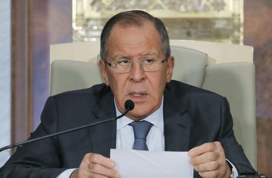 Russian Foreign Minister Sergei Lavrov visits the United Arab Emirates