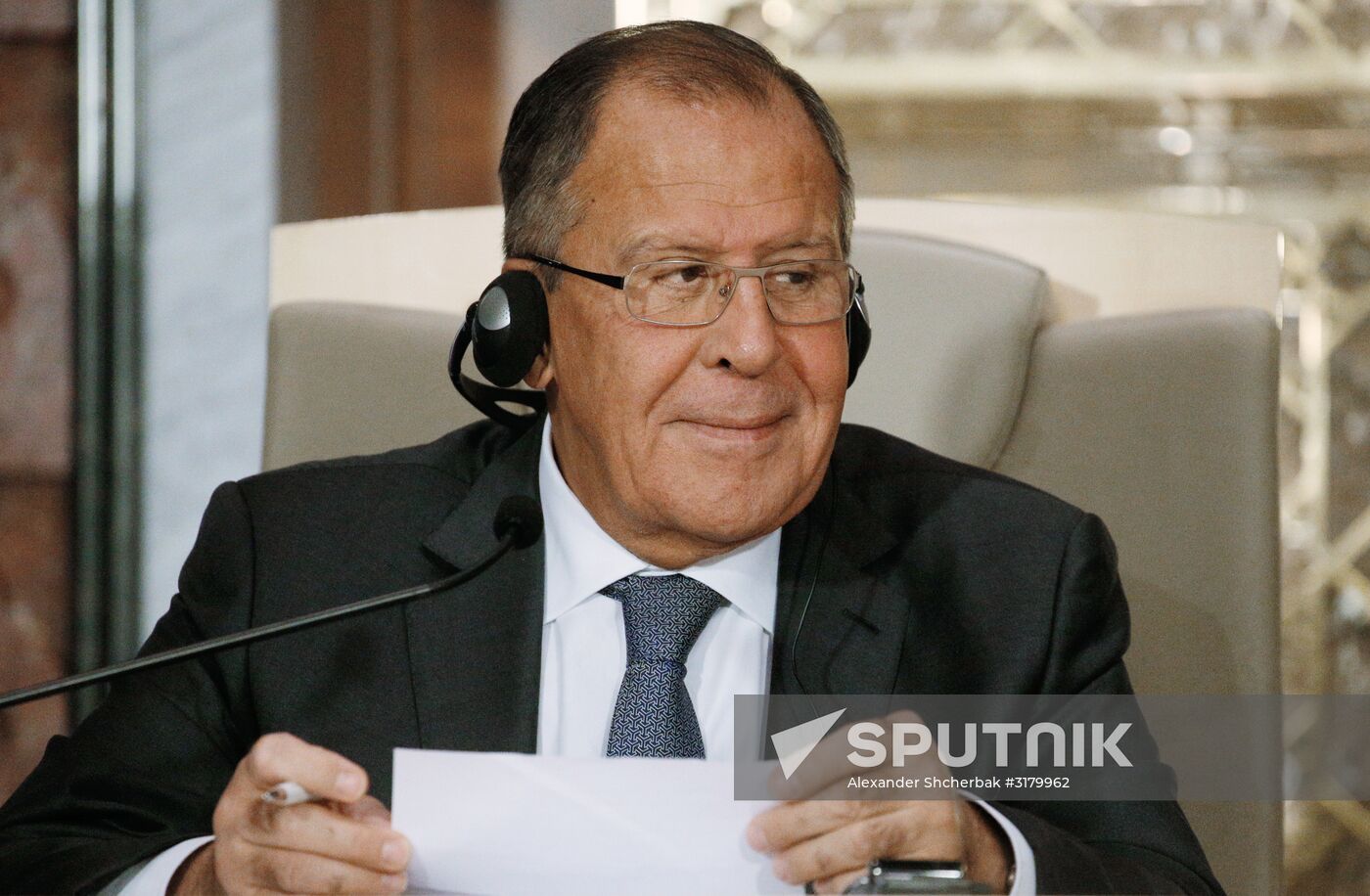 Russian Foreign Minister Sergei Lavrov visits the United Arab Emirates