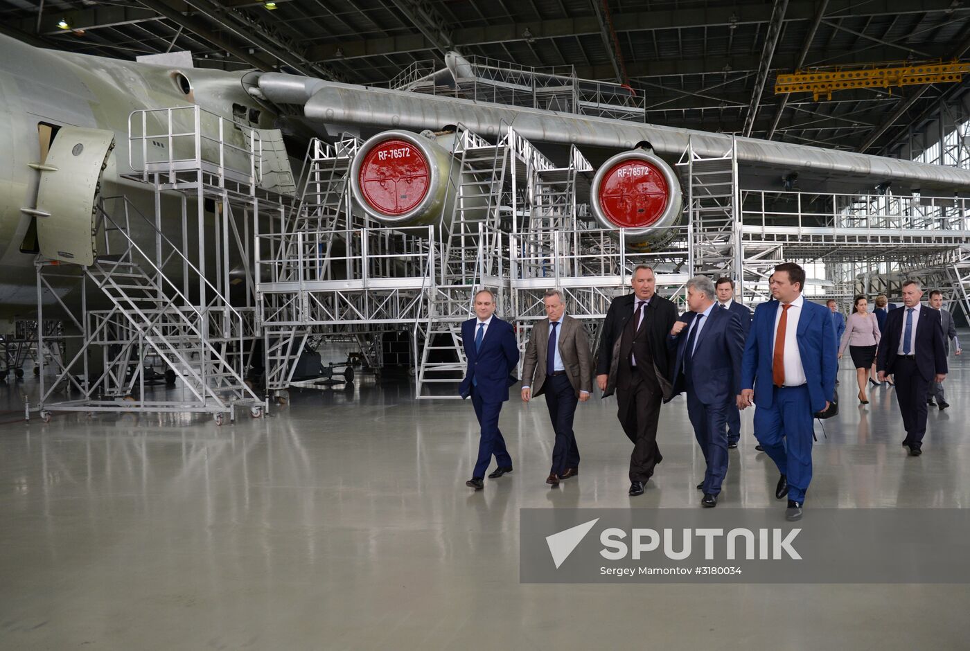 Deputy Russian Prime Minister Dmitry Rogozin visits the Novgorod Region