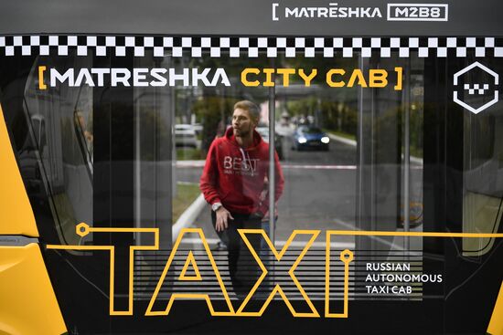 Testing Russia's first driverless passenger bus MatrЁshka