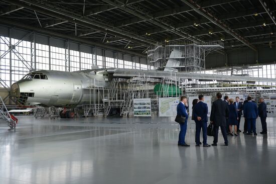 Deputy Russian Prime Minister Dmitry Rogozin visits the Novgorod Region