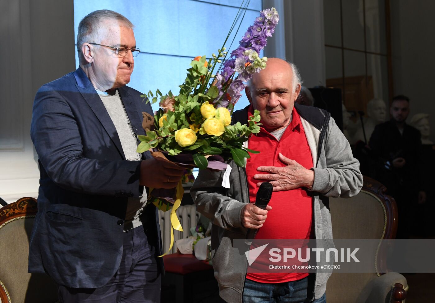 Meeting of Mayakovsky Theater company