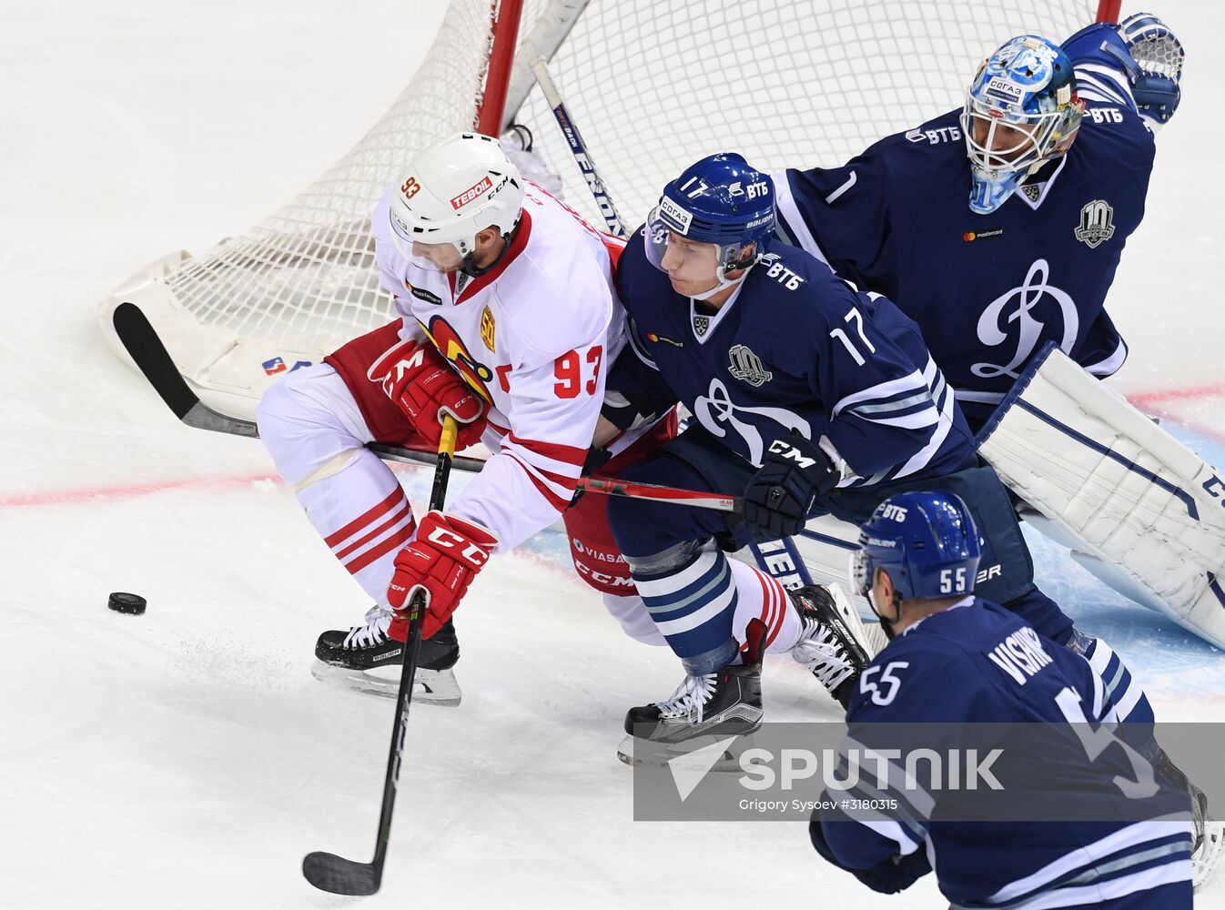 Ice hockey. KHL. Dynamo Moscow vs. Jokerit