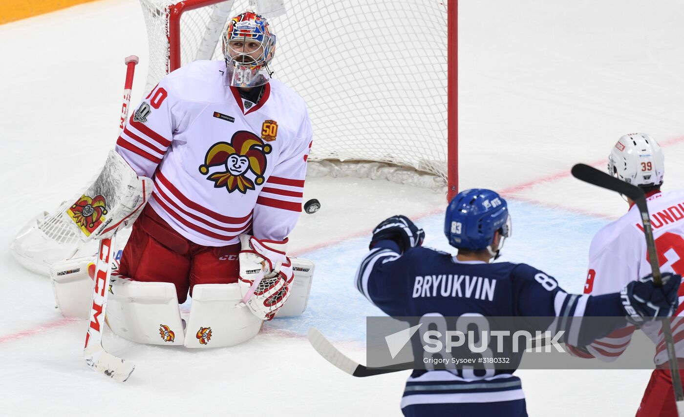 Ice hockey. KHL. Dynamo Moscow vs. Jokerit