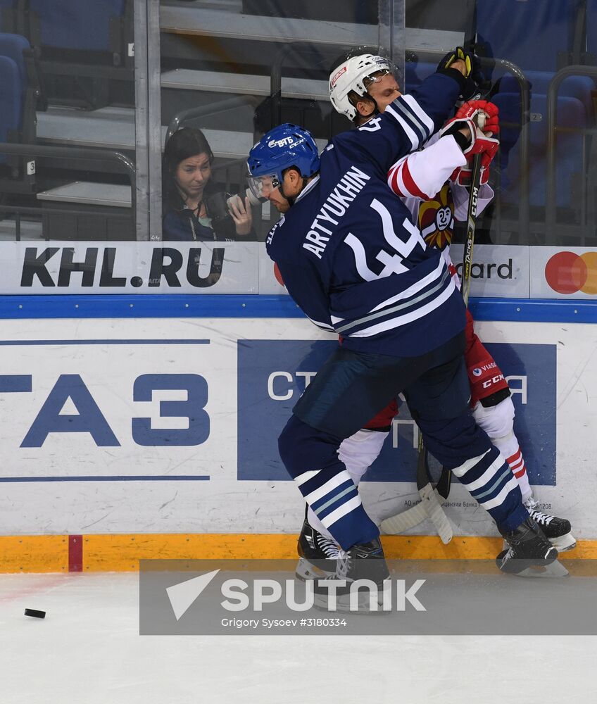 Ice hockey. KHL. Dynamo Moscow vs. Jokerit