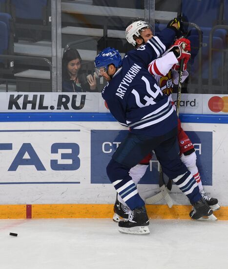 Ice hockey. KHL. Dynamo Moscow vs. Jokerit