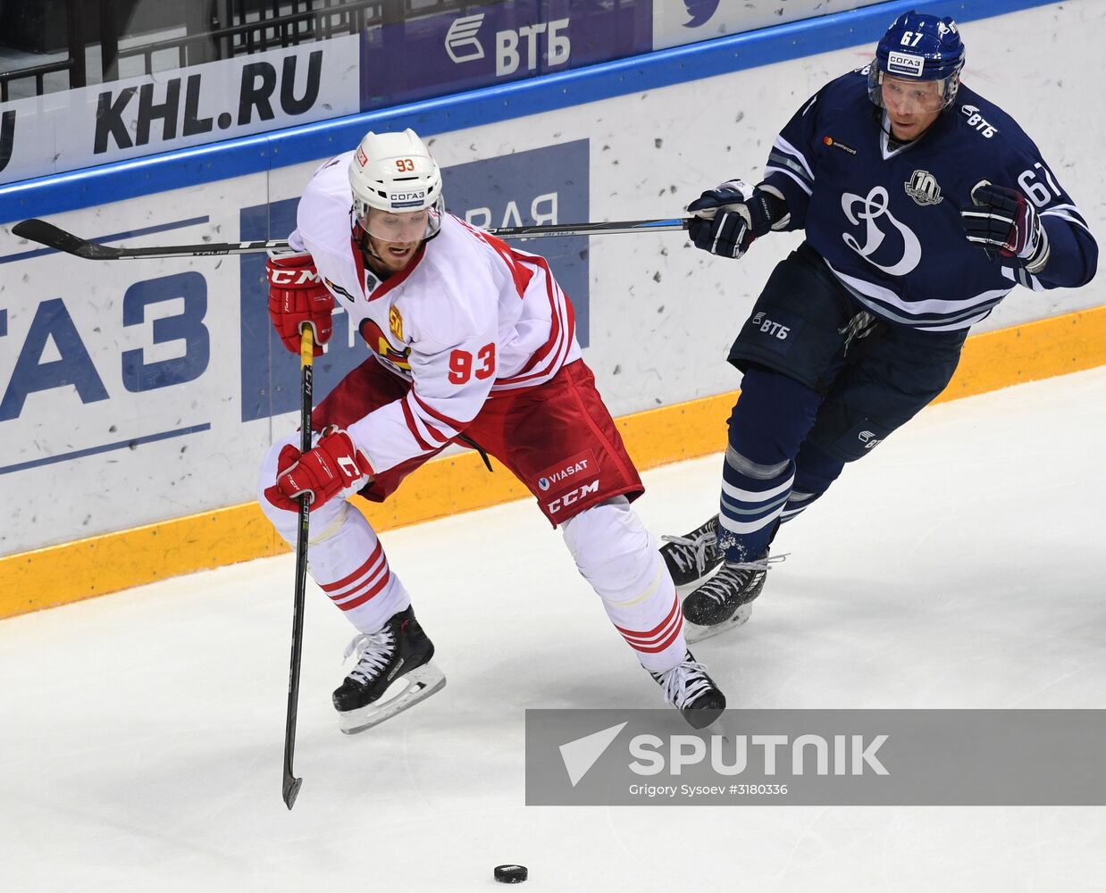 Ice hockey. KHL. Dynamo Moscow vs. Jokerit