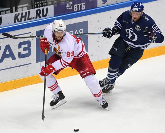 Ice hockey. KHL. Dynamo Moscow vs. Jokerit