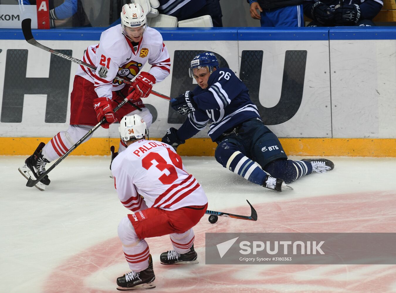 Ice hockey. KHL. Dynamo Moscow vs. Jokerit