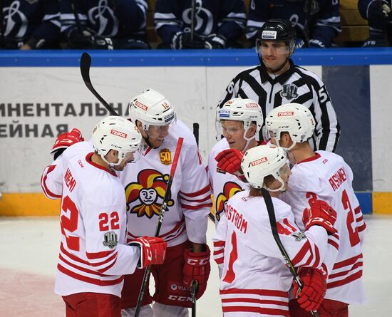 Ice hockey. KHL. Dynamo Moscow vs. Jokerit