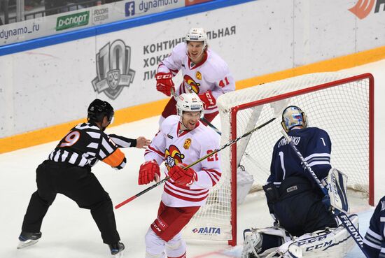 Ice hockey. KHL. Dynamo Moscow vs. Jokerit