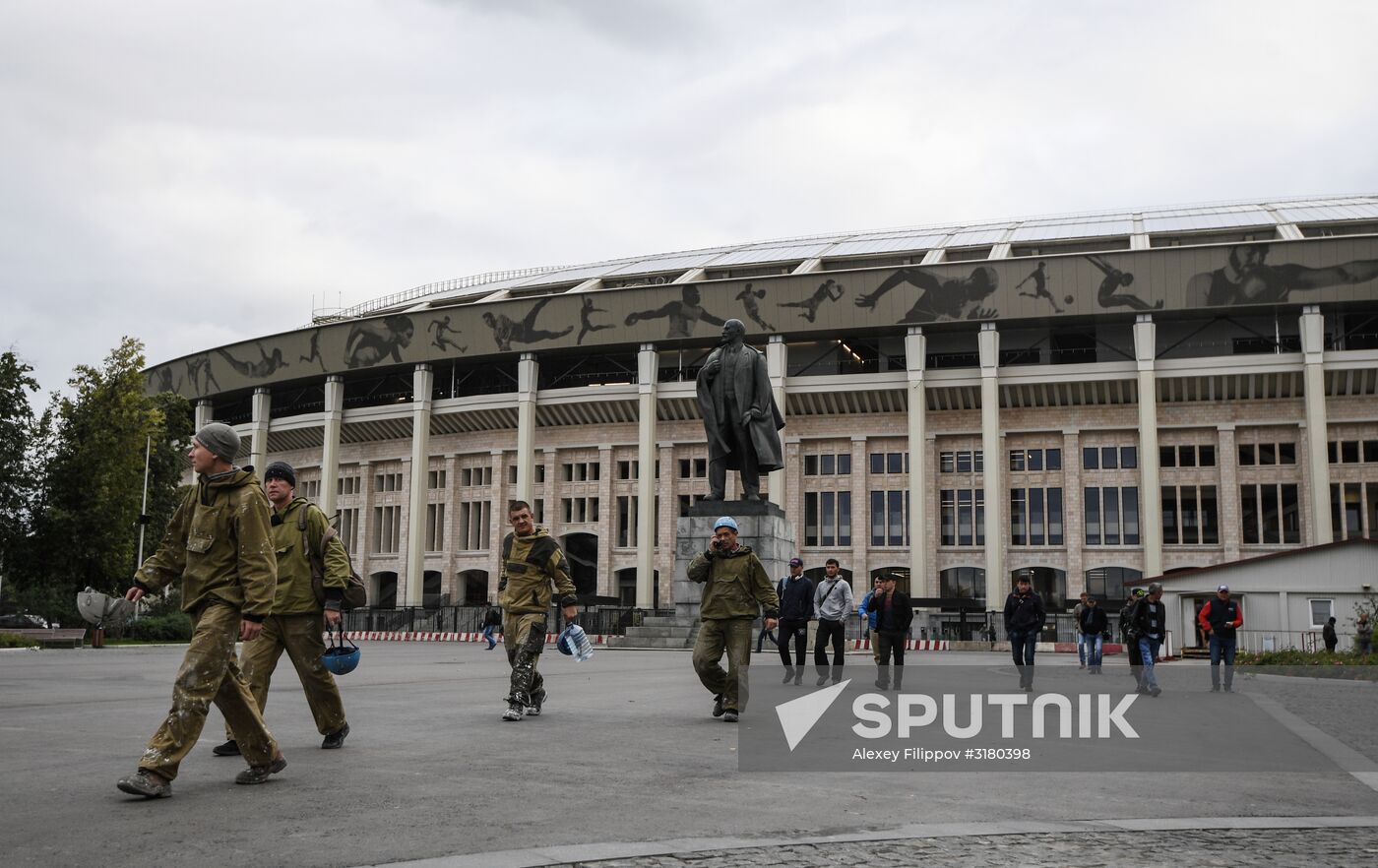 Luzhniki Stadium in Moscow