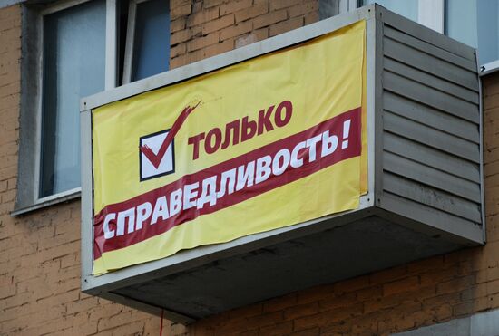 Russia's countrywide election campaign