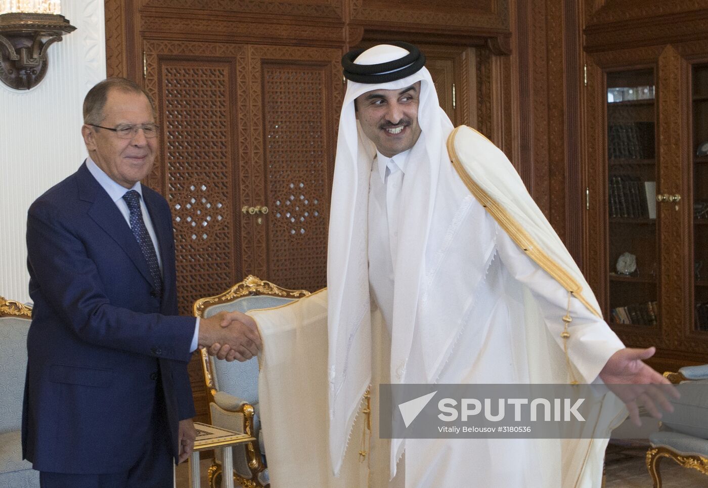 Foreign Minister Sergei Lavrov visits Qatar