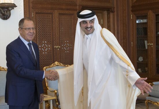 Foreign Minister Sergei Lavrov visits Qatar