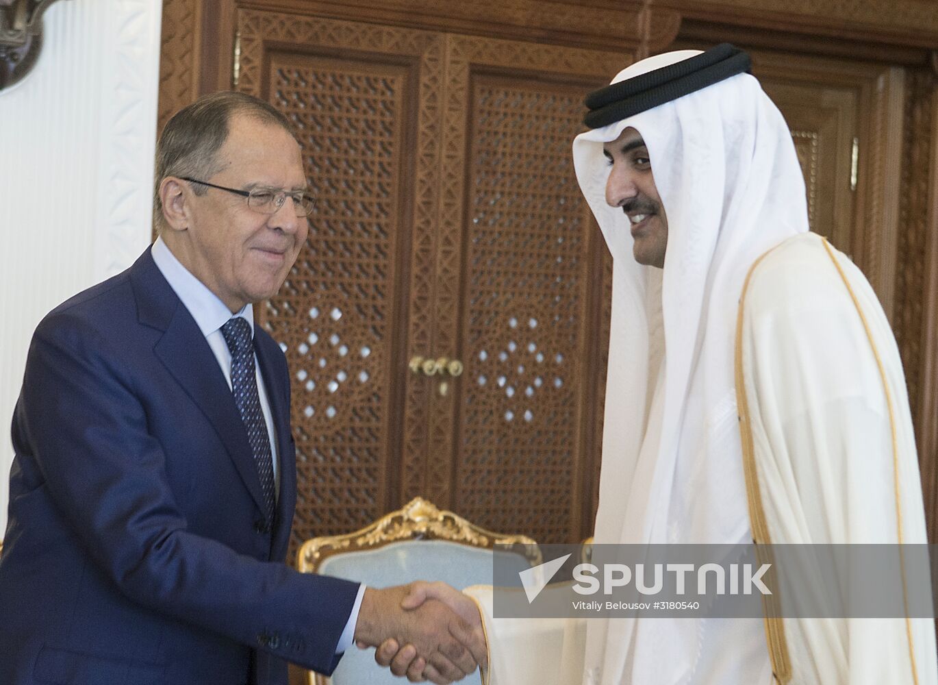 Foreign Minister Sergei Lavrov visits Qatar