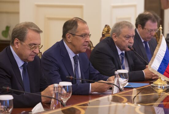 Foreign Minister Sergei Lavrov visits Qatar