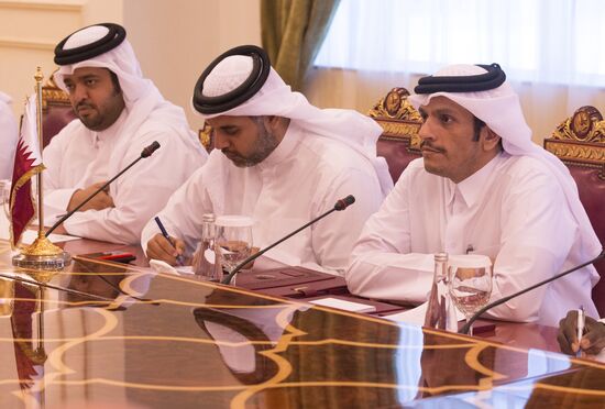 Foreign Minister Sergei Lavrov visits Qatar