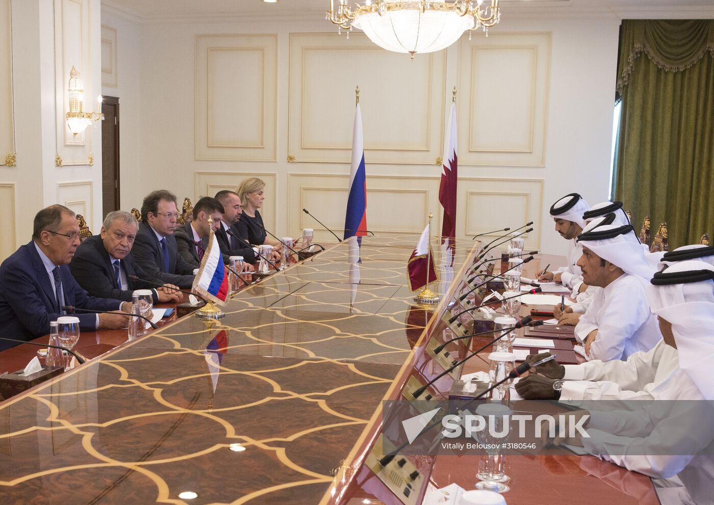 Foreign Minister Sergei Lavrov visits Qatar