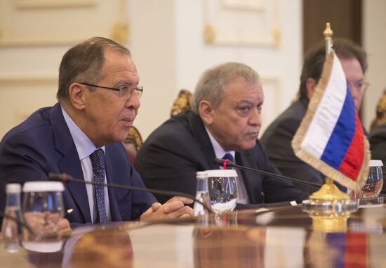Foreign Minister Sergei Lavrov visits Qatar